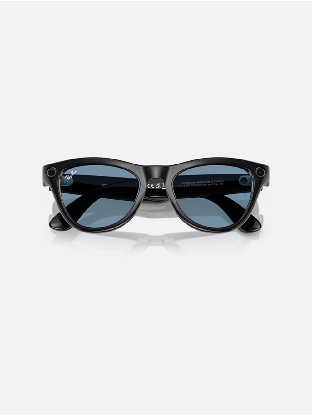 Ray-Ban Black Frames with Blue Lenses Sunglasses